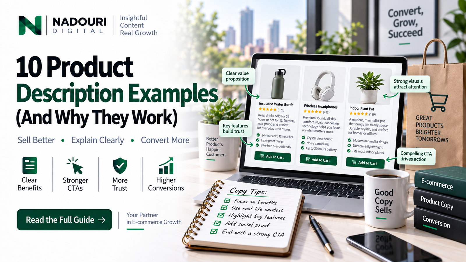 10 Product Description Examples (And Why They Work) - Nadouri Digital