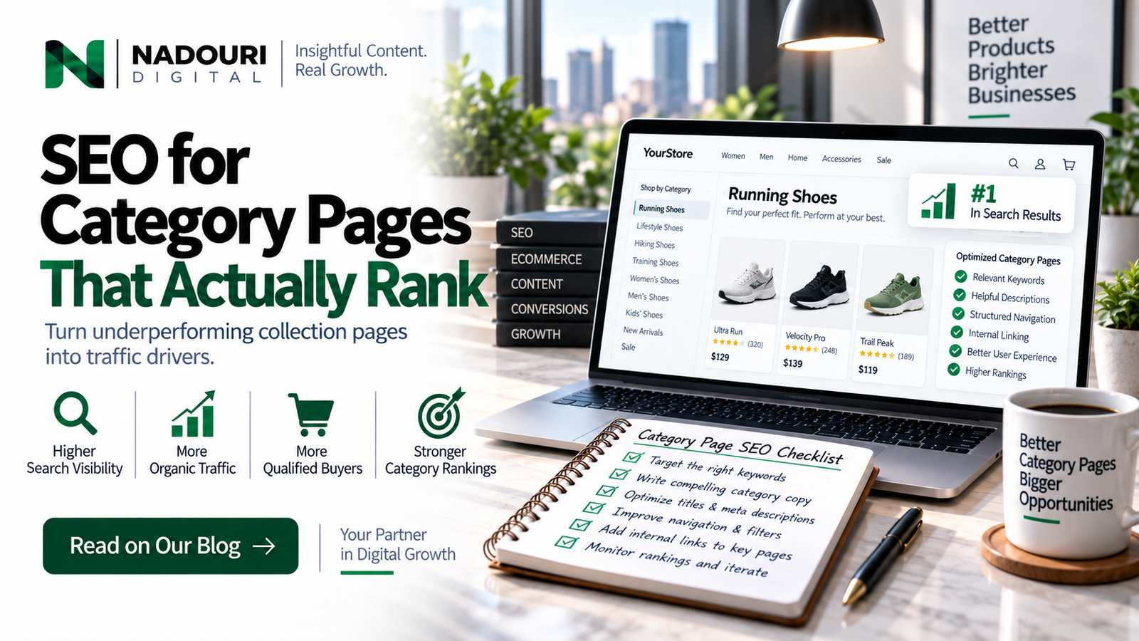 SEO for category pages that actually rank - Nadouri Digital