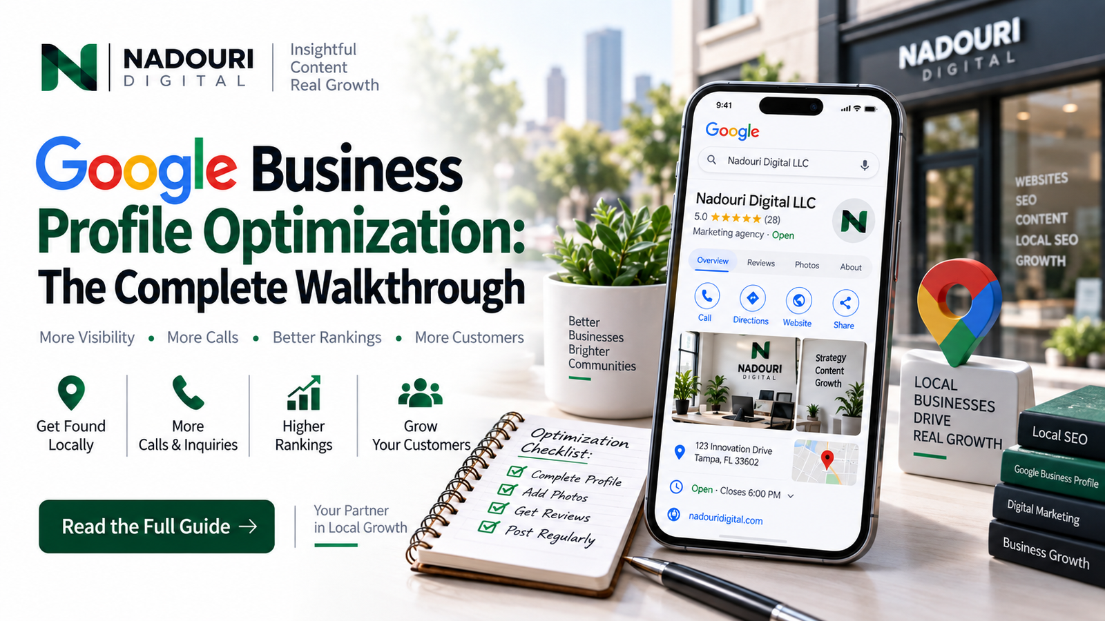 Google Business Profile Optimization: The Complete Walkthrough - Nadouri Digital