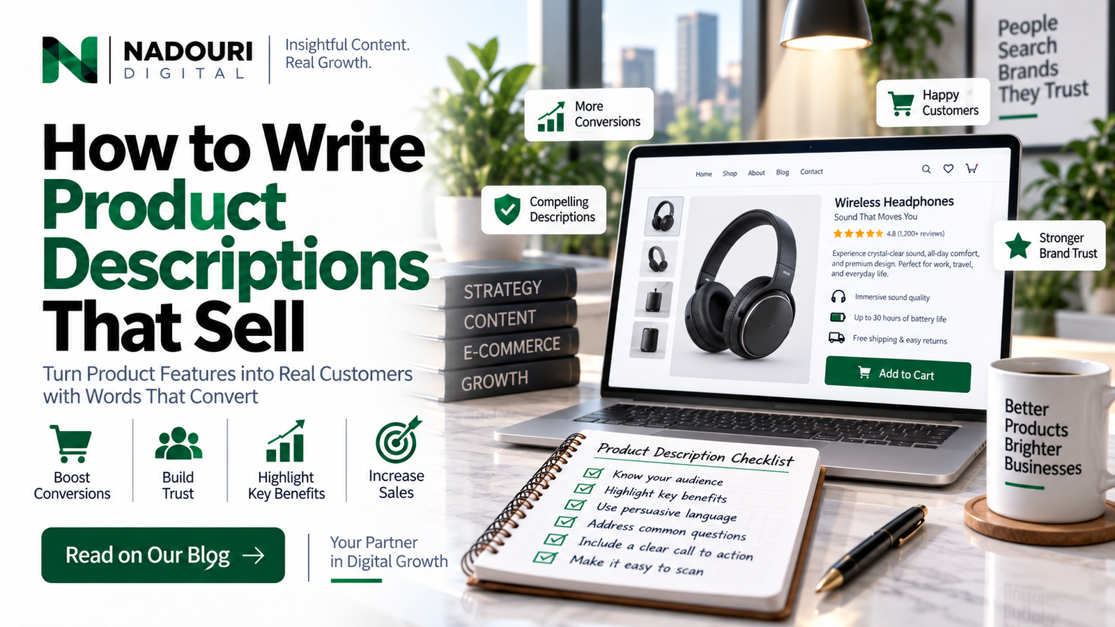 How to write product descriptions that sell - Nadouri Digital