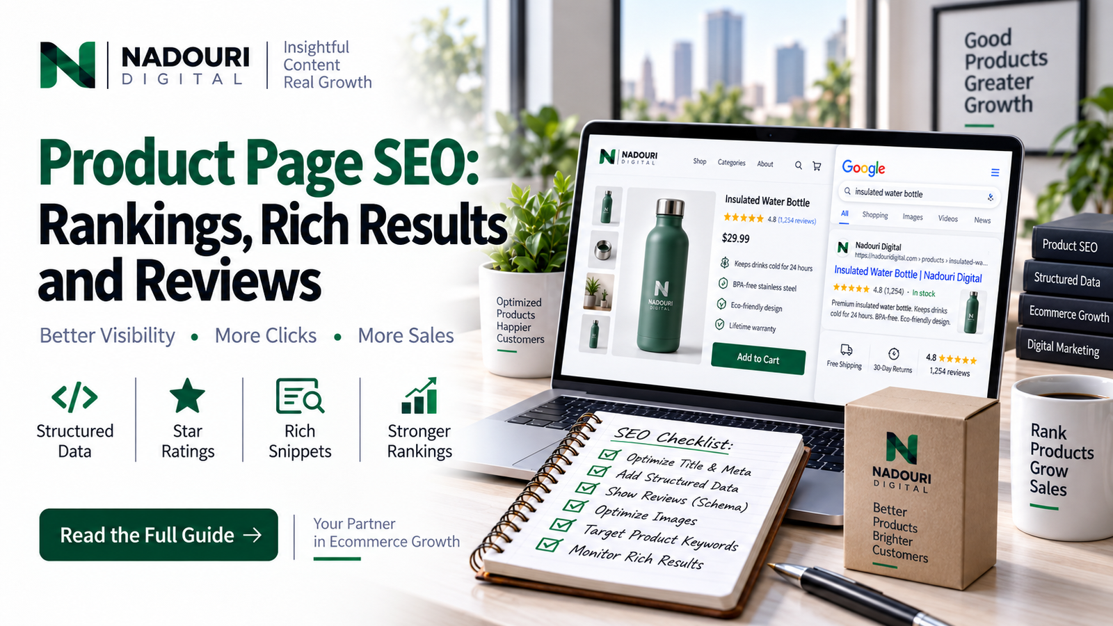 Product Page SEO: Rankings, Rich Results and Reviews - Nadouri Digital